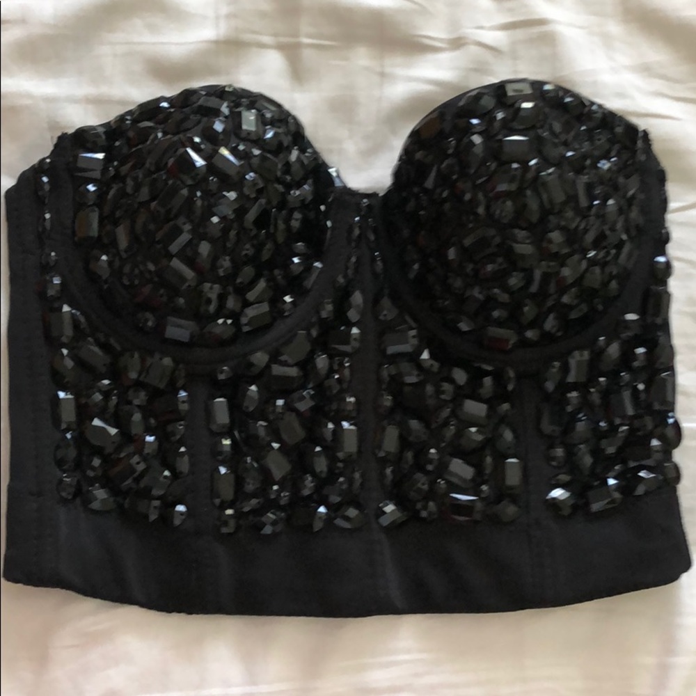 Jeweled bustier